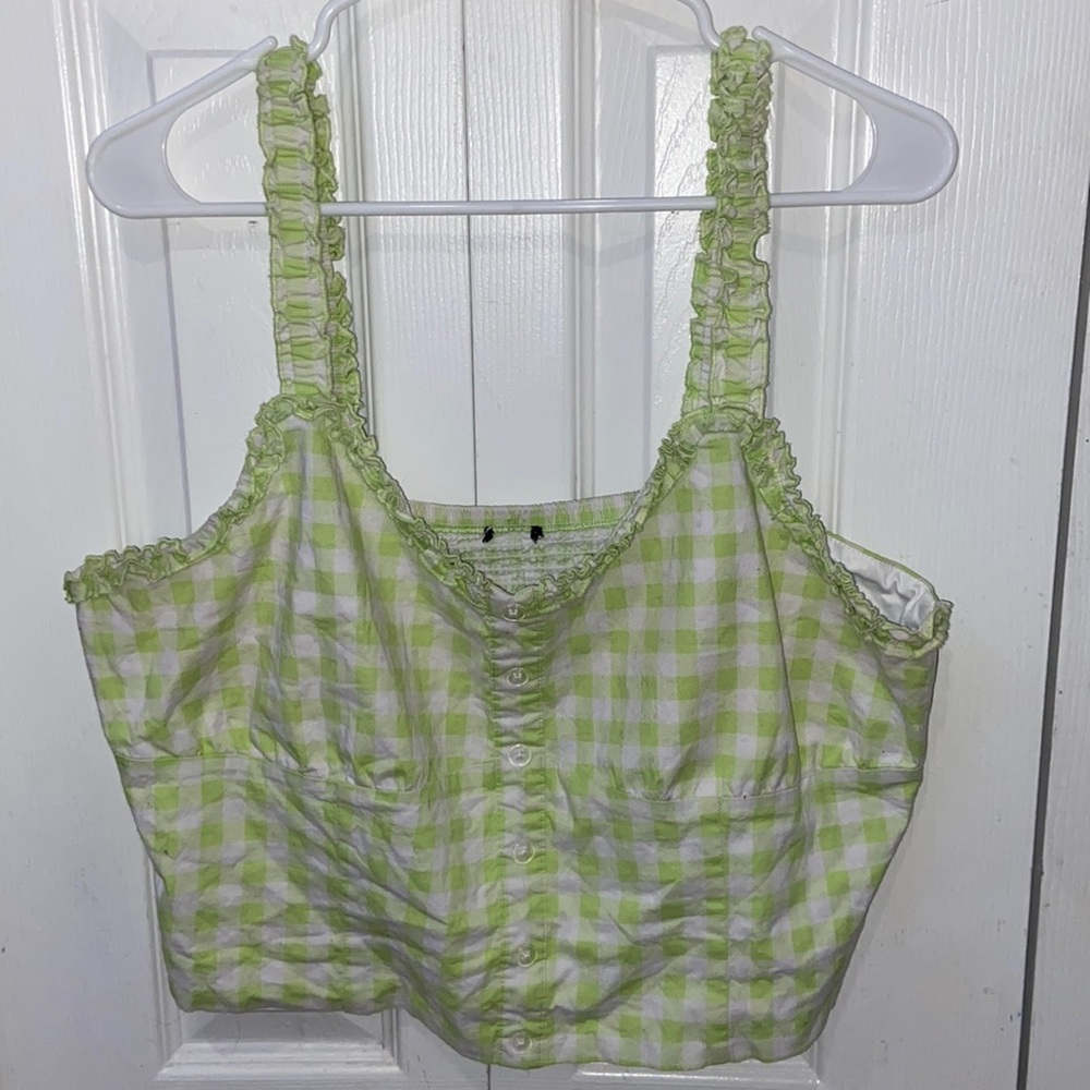 Hot Topic Plaid Tank